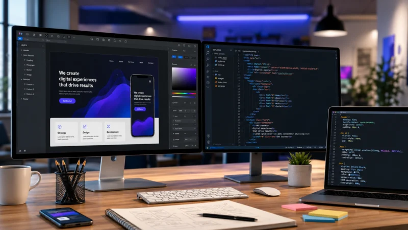 What Is Website Design and Development? A Complete Guide by NXTR Solutions