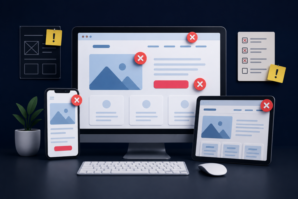 Common Website Design Mistakes That Hurt Conversions