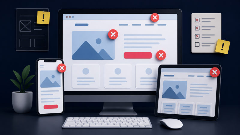 Common Website Design Mistakes That Hurt Conversions