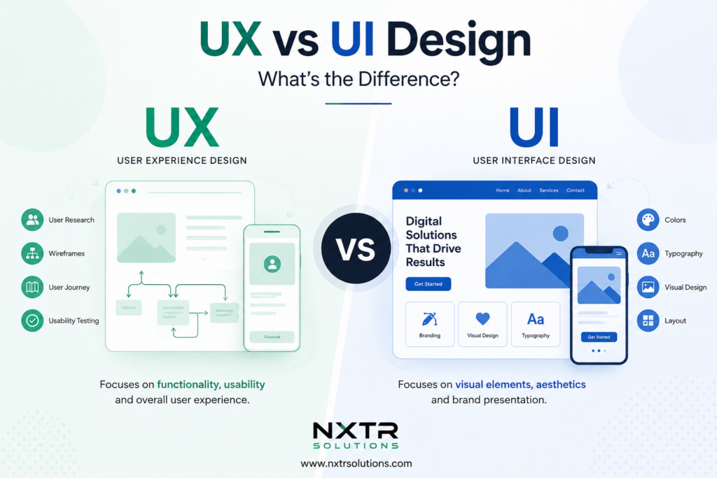 UX vs UI Design