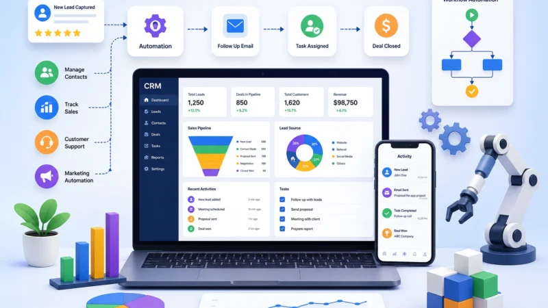Custom CRM Development & Business Process Automation Solutions for Modern Businesses
